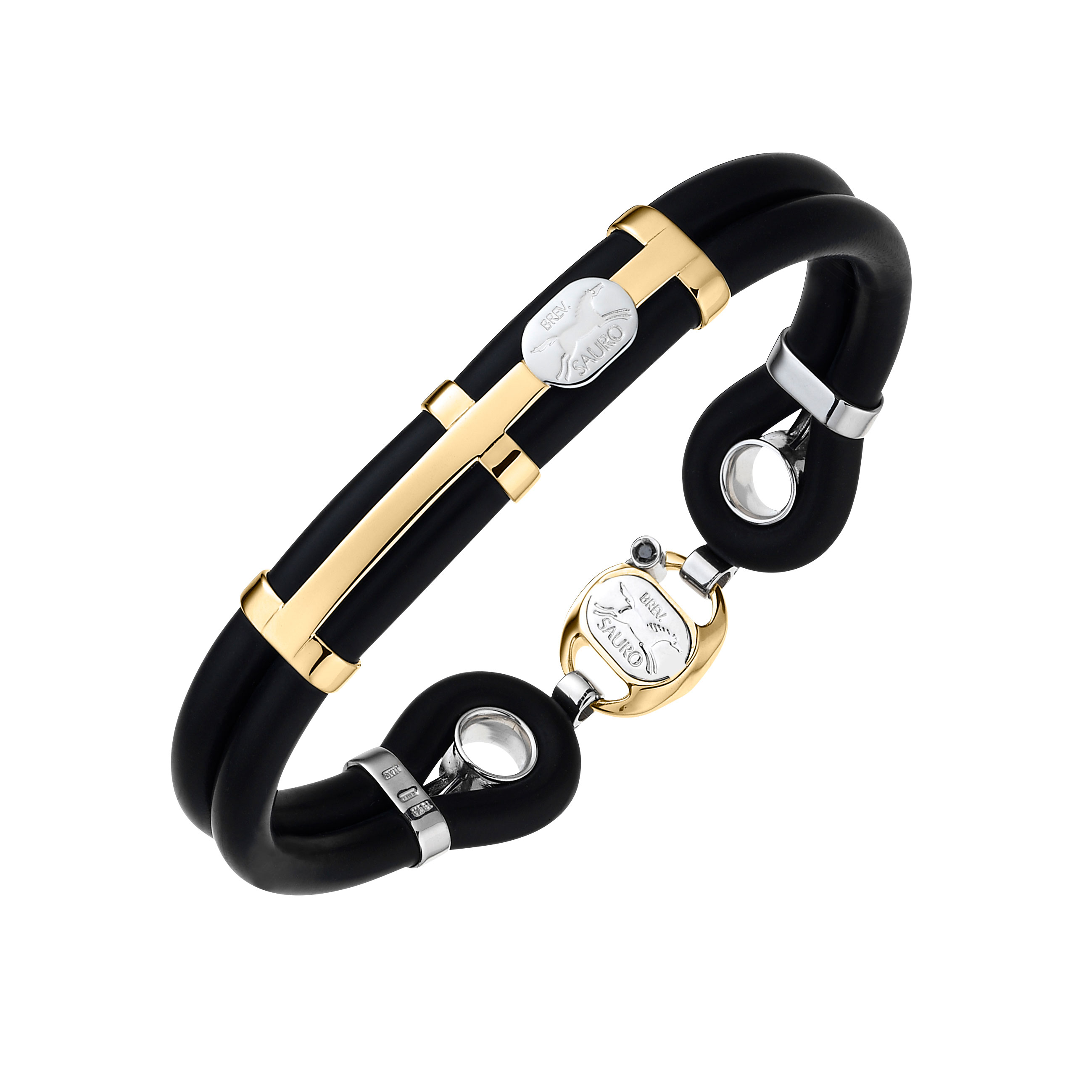 Very Trending Fancy Black Golden Rubber Bracelet For Men - Style A419 at Rs  600.00 | मेंस ब्रेसलेट - Soni Fashion, Rajkot | ID: 25929255291