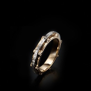 Large Gomma Diamond Bracelet 314 - $3,480 - 18 Kt Gold, Diamonds, Rubber  Italian Men's Bracelets | Sauro